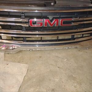 GMC Front Grille with Red Logo